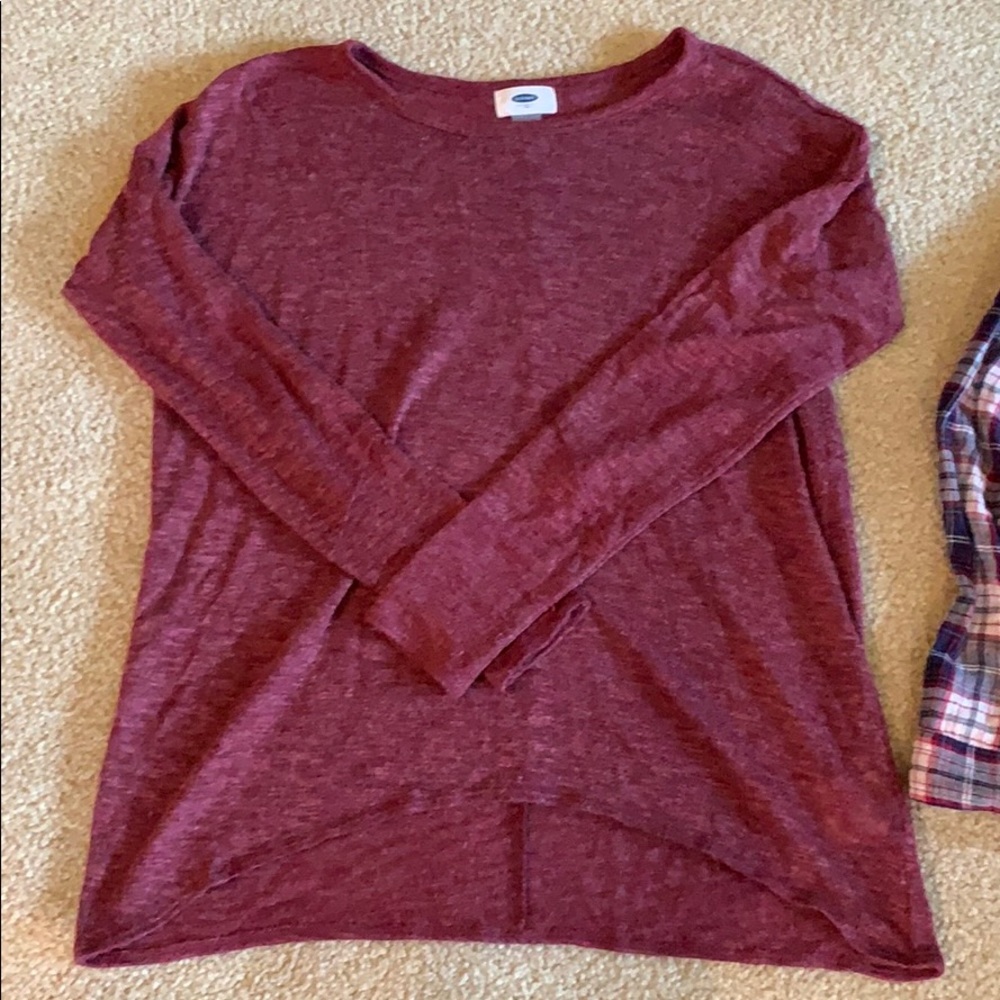 Light red sweater